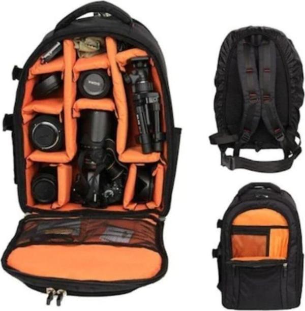 Eye Fotoğraf Sırt Çantası Lens Tripod Aksesuar Yağmurluklu Yerli Üretim - Image 1