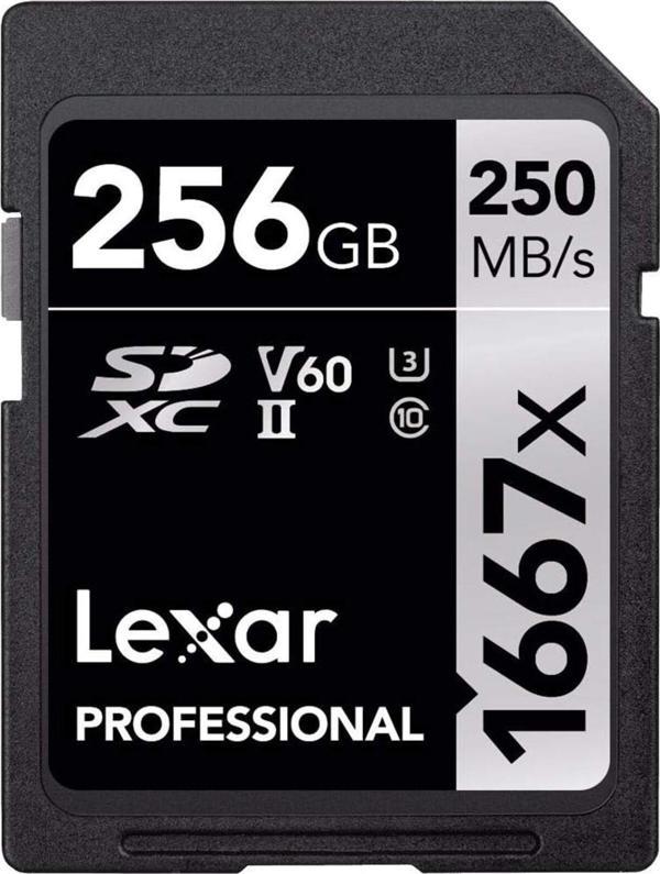 Lexar Professıonal 256 Gb 1667X Sdxc Hafıza Kartı (250Mb/S-90Mb/S) Uyumlu - Image 1