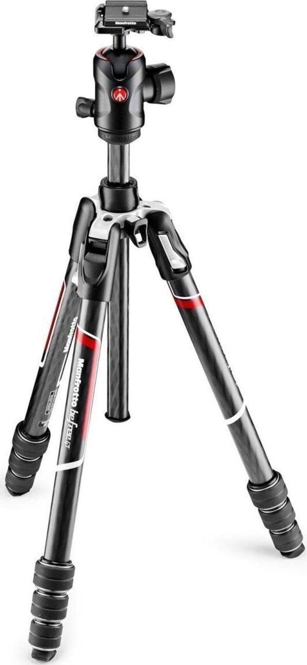Manfrotto Mkbfrtc4Gt-Bh Befree Gt Travel Carbon Fiber Tripod + 496 Top Kafa - Image 1