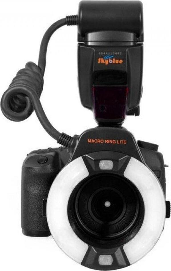 Meike Canon İçin Meike Mk-14Ext E-Ttl (Macro) Makro Ring Flaş - Image 1