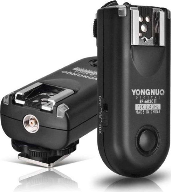 Yongnuo Rf 603 C Iı Uyumlu Flaş Tetikleyici (1+1) - Image 1