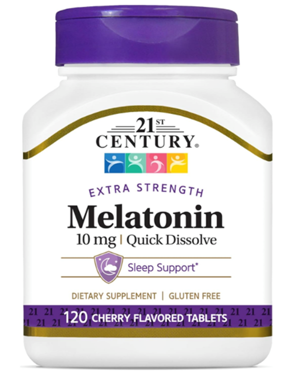 Century, Melatonın Quick Dissolve  White Cherry 120 Tablet - Image 1