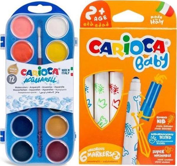 Carioca Baby Keçeli Kalem ve Sulu Boya Seti - Image 1