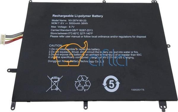 2874180-2S, NV-2874180-2S, VL-2874180-2S Notebook Bataryası, Laptop Pili RCPL-003 - Image 1
