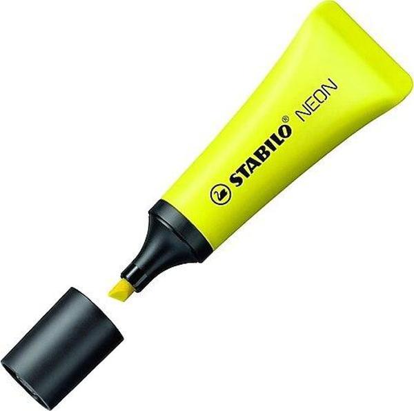 Stabilo Fosforlu Kalem Neon Sarı 72/24 - Image 1