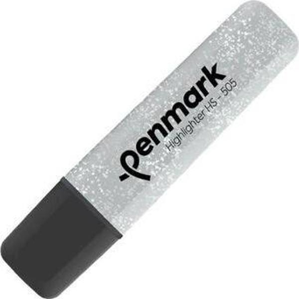 Penmark Fosforlu Kalem Metalik Simli Gümüş - Image 1