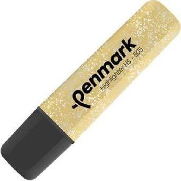 Penmark Fosforlu Kalem Metalik Simli Gold HS-505 - Image 1
