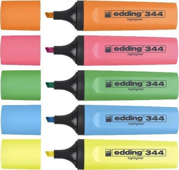 Edding 344 5 Renk Fosforlu Kalem - Image 1