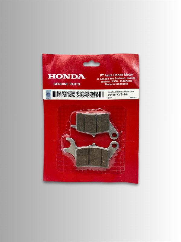 Motofy HONDA DİO 110 ÖN FREN BALATASI ORİJİNAL - 06455-KVB-T01 - Image 1