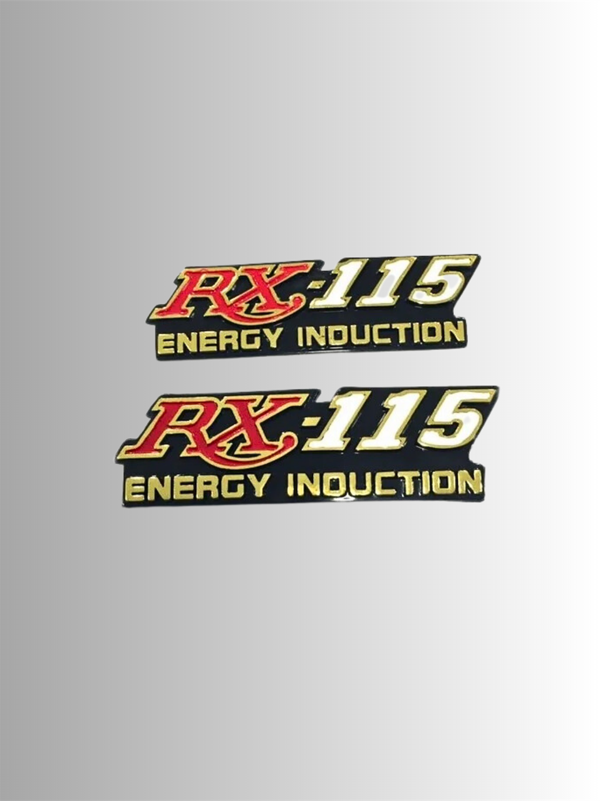 Motofy YAMAHA RX 115 YAN KAPAK AMBLEMİ TAKIMI - Image 1