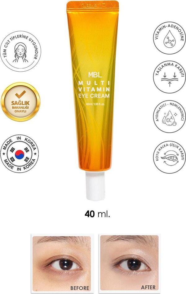 Mbl Teresia Gözaltı Morlukları Için C Vitamini Içeren Multi Vitamin Göz Çevresi Kremi 40 Ml - Image 1