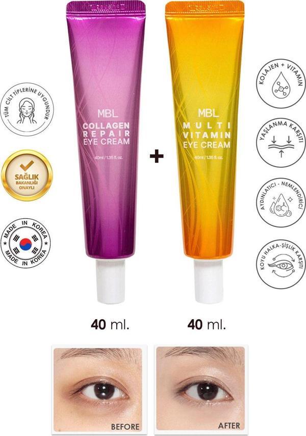 Mbl Teresia Kolajen Ve Vitamin Içerikli Besleyici Ve Nemlendirici 2Li Göz Kremi - Image 1