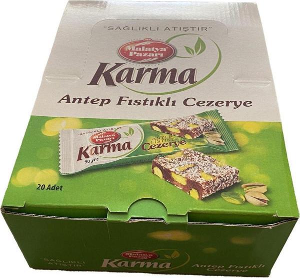 Malatya Pazarı Karma Antep Fıstıklı Cezerye 50 Gr *20 - Image 1