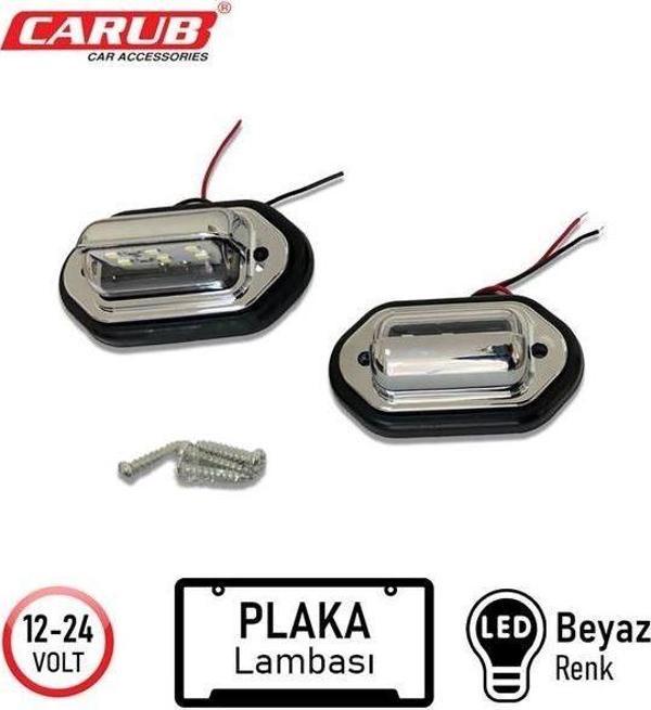 Plaka Lambası Nikelaj SMD LEDLİ 12V 24V Takım 	BR4322766 - Image 1