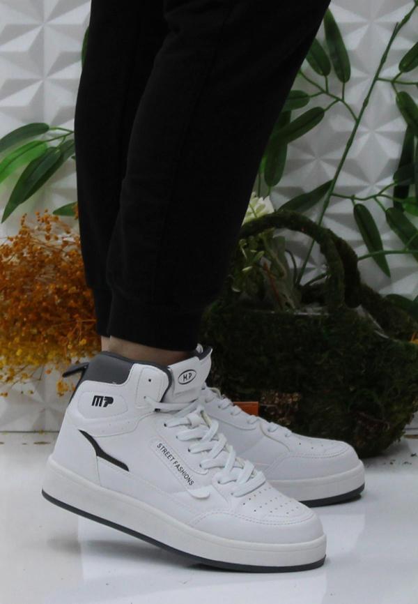 M.P 242-2057 Beyaz Rahat Orijinal Ürün Bilekli Kadın Spor Ayakkabı - Image 1