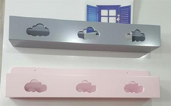 Çiftli Bulut Lana Lake Montessori Kitaplık Raf - Image 1