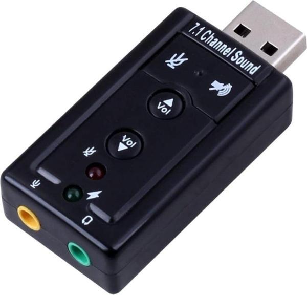Concord Usb Ses Kartı 7.1 Usb Stereo Ses Efektli Harici Ses Kartı Sound Kontrol - Image 1