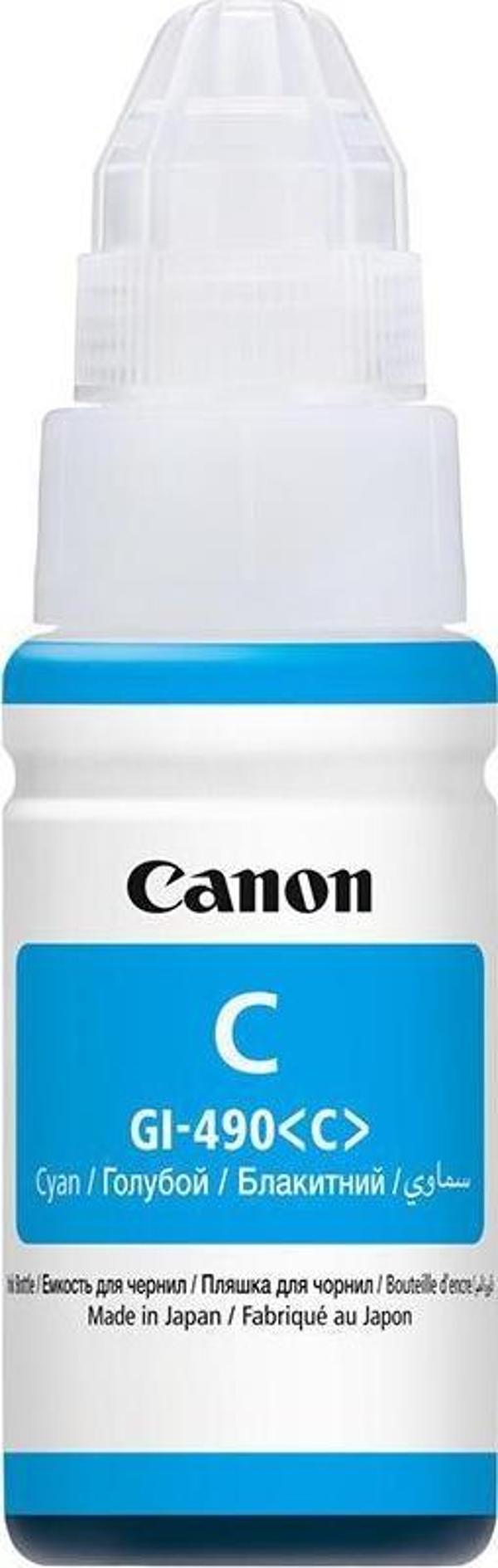 Canon GI-490C Cyan Mavi Şişe Mürekkep G1411-2411-3411-4411 - Image 1