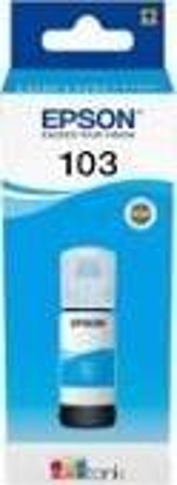 Epson 103 Cyan Mavi Şişe Mürekkep T00S24A L1110-3110-3150-5190 - Image 1