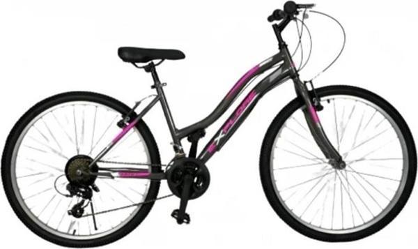 ÜMİT 2434 EXPLORER KADIN DAĞ BİSİKLETİ V 24 JANT 21 VİTES SİYAH PEMBE - Image 1