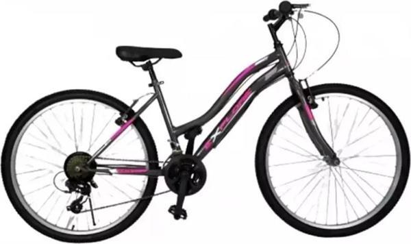 ÜMİT 2634 EXPLORER KADIN DAĞ BİSİKLETİ V 26 JANT 21 VİTES SİYAH PEMBE - Image 1