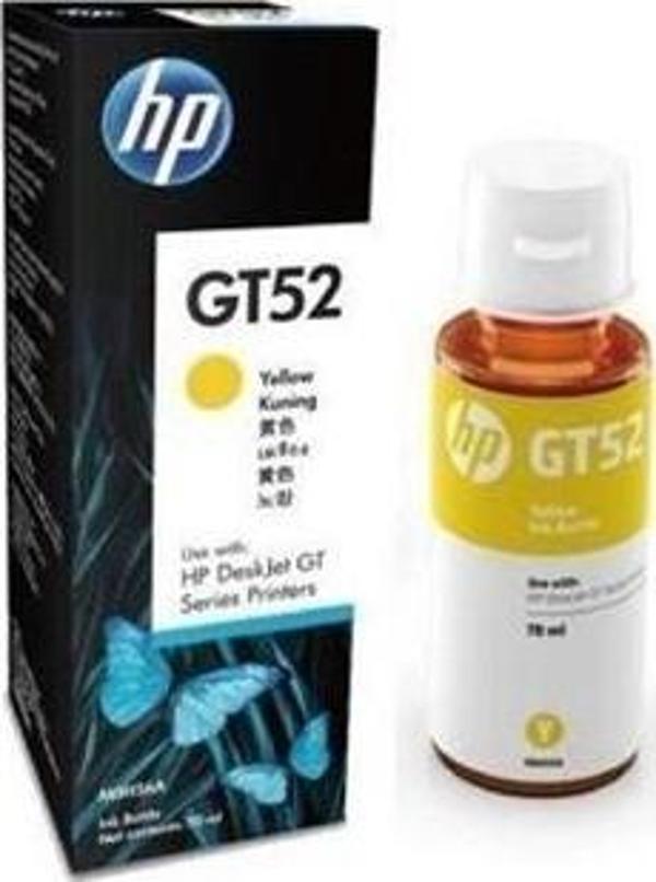 HP GT52 Yellow Sarı Mürekkep M0H56AE - Image 1