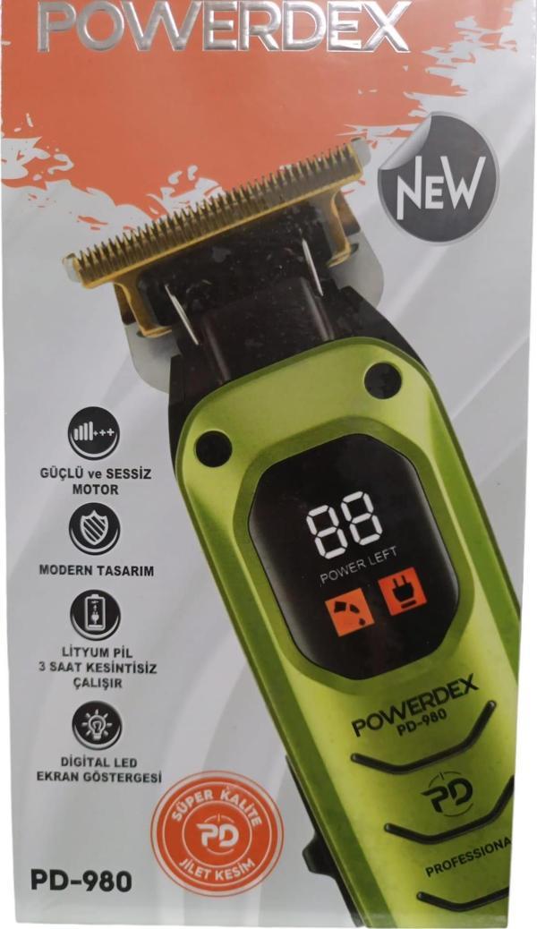 PowerdexPD-980 Profesyonel Saç ve Sakal Tıraş Makinesi - Image 1