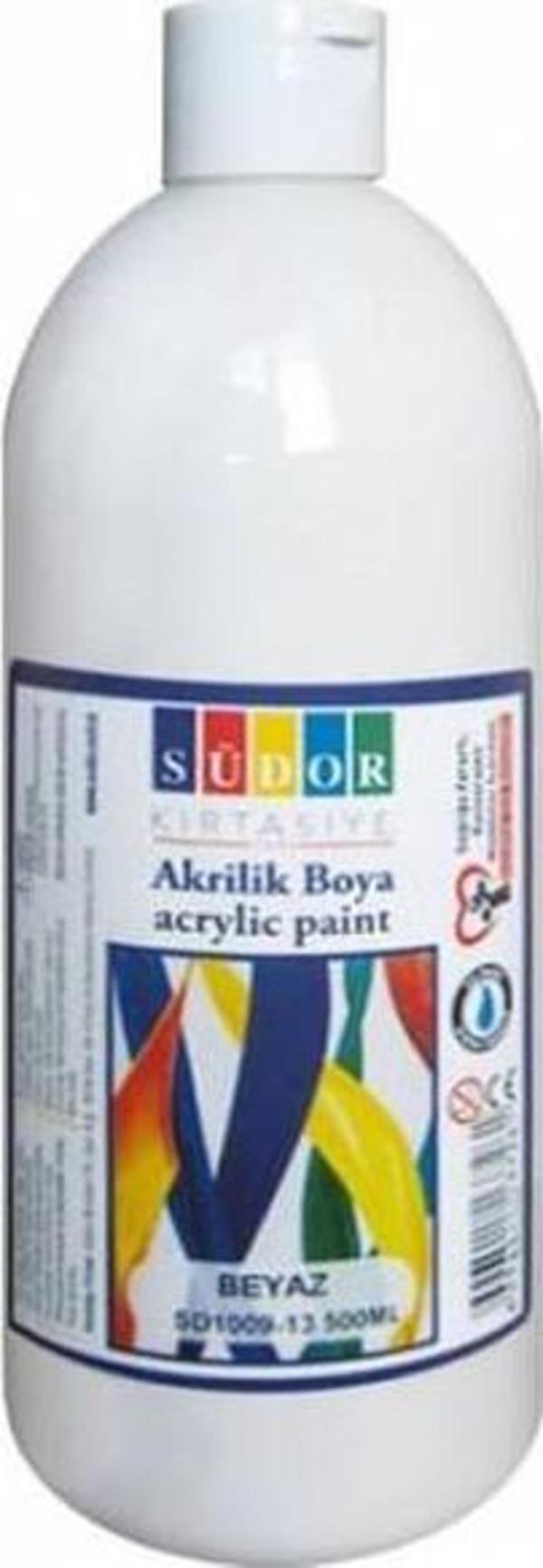 Südor Akrilik Boya 500 ML Beyaz SD1009-13 - Image 1
