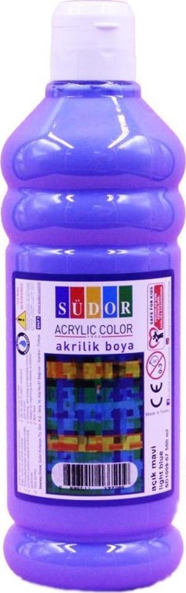 Südor Akrilik Boya 500 ML Açık Mavi SD1009-07 - Image 1