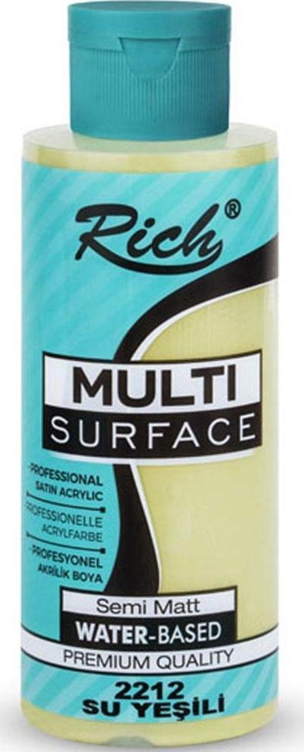 Rich Akrilik Boya Multi Surface 120 CC Su Yeşili 120-2212 - Image 1
