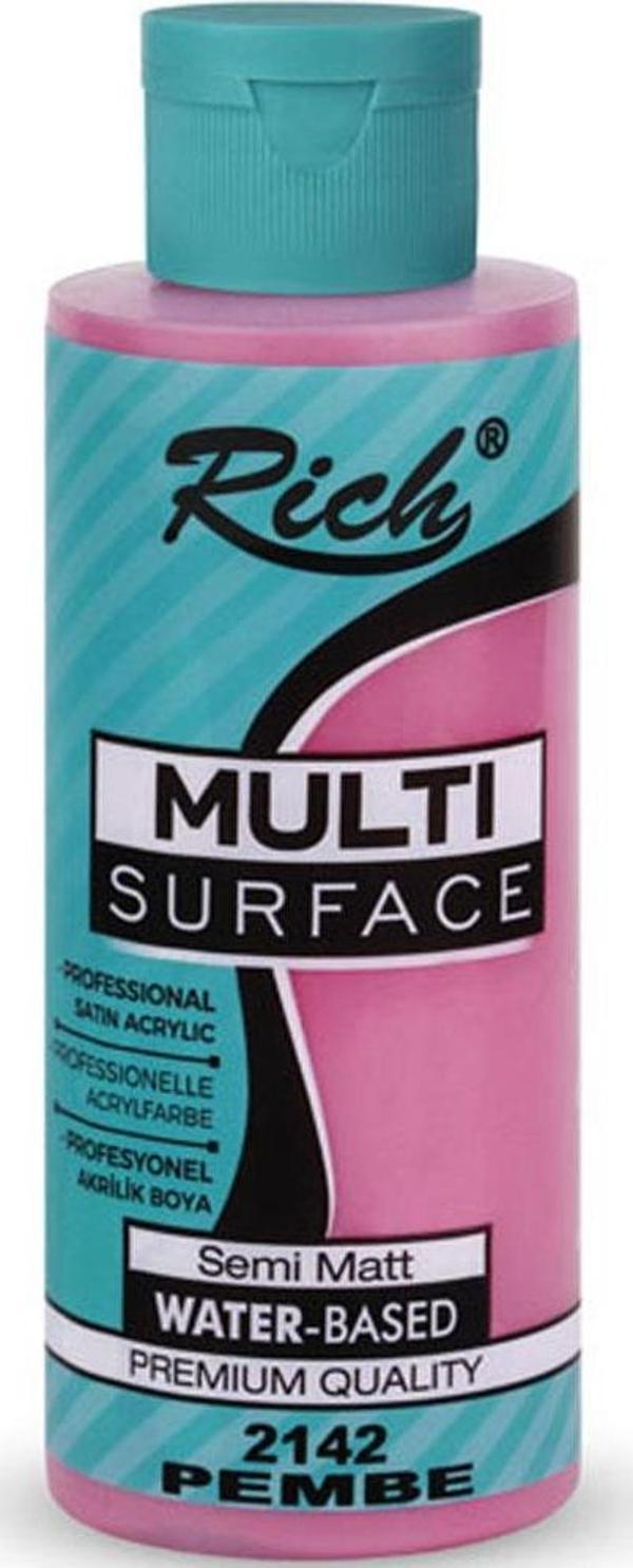Rich Akrilik Boya Multi Surface 120 CC Pembe 120-2142 - Image 1