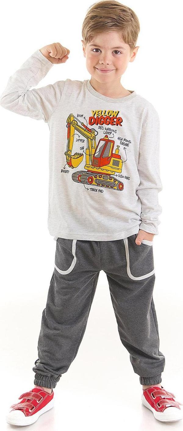 Yellow Digger Erkek Çocuk T-shirt Pantolon Takım - Image 1