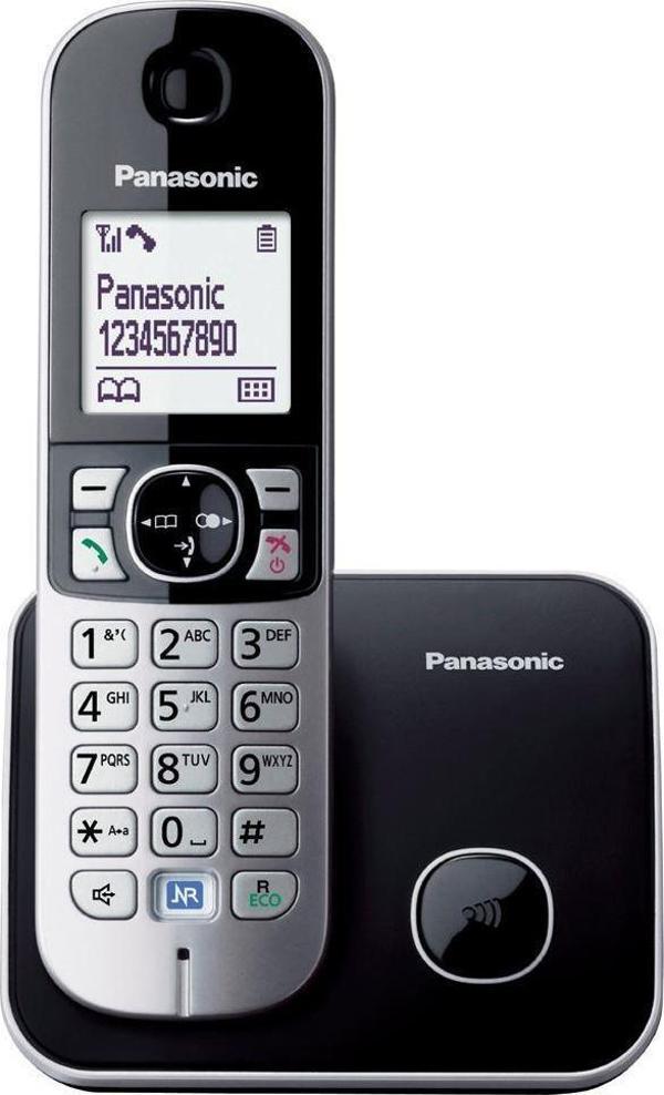 Panasonic KX-TG6811 Siyah Telsiz Dect Telefon Elektrik Kesintisinde Konuşabilme - Image 1