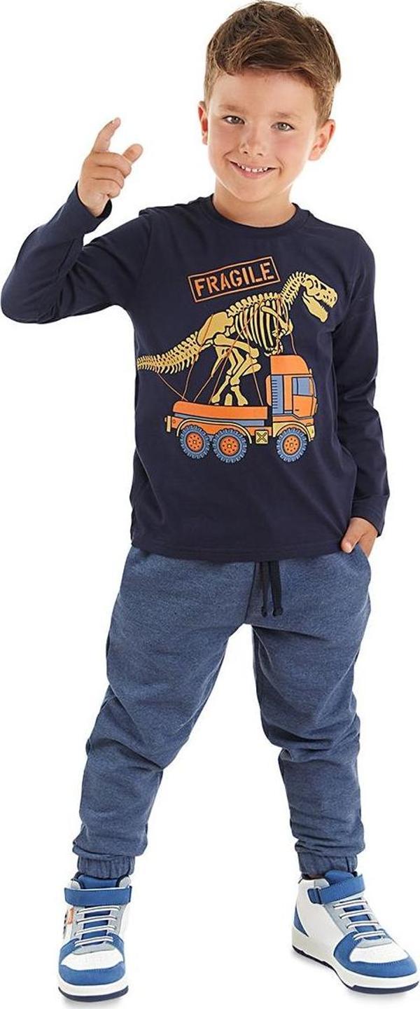 Fragile Erkek Çocuk Uzun Kollu T-shirt Pantolon Takım - Image 1