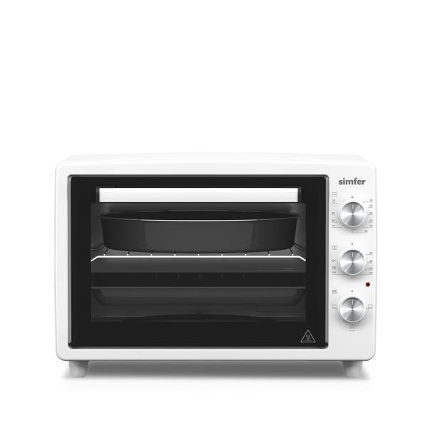 3420 Beyaz 34 LT Statik Mini/Midi Fırın - 4 Fonksiyon, Programlanabilir Pişirme & Isı Kontrol Sistem - Image 1