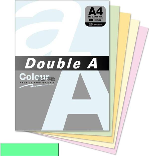 Double A Renkli Fotokopi Kağıdı 25 Lİ A4 80 GR Pastel Lagoon - Image 1