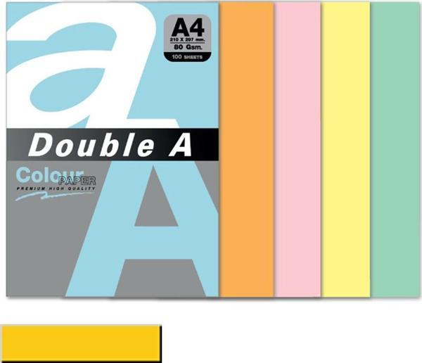 Double A Renkli Fotokopi Kağıdı 100 LÜ A4 80 GR Altın - Image 1