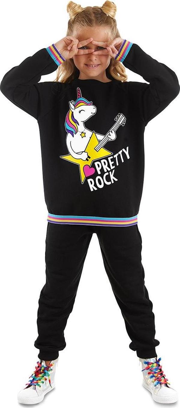 Rock Unicorn Kız Çocuk Eşofman Takım - Image 1