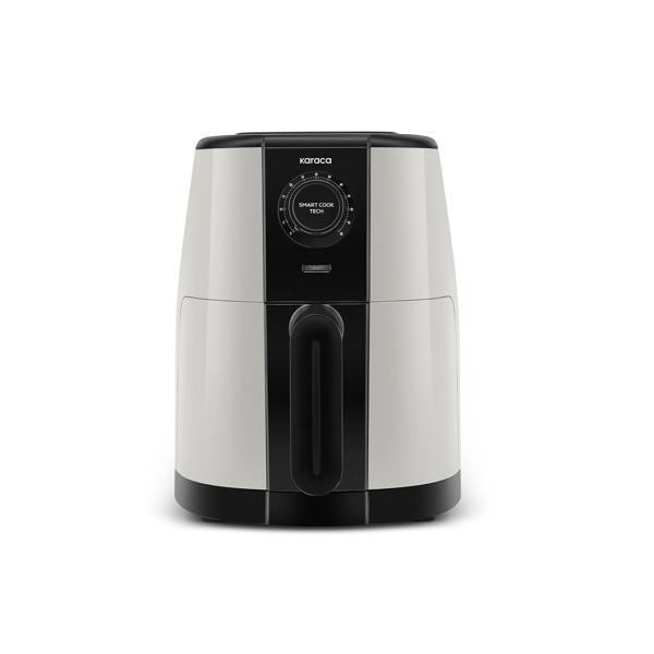 Karaca Smart Cook 60 Dakikaya Kadar Zaman Ayarlı Compact Airfryer Krem 2.2L - Image 1