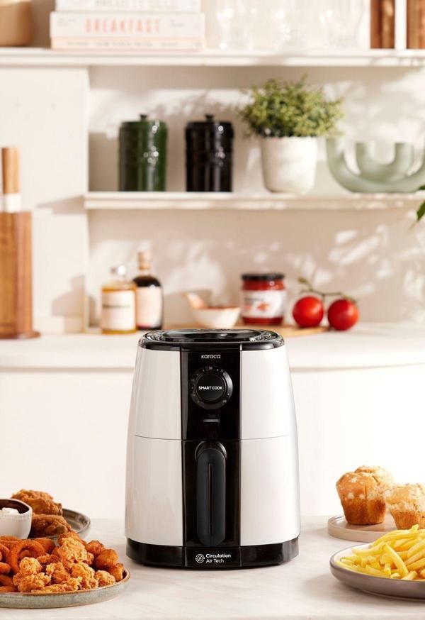 Smart Cook 60 Dakikaya Kadar Zaman Ayarlı Compact Airfryer Krem 2 Kişilik - Image 1
