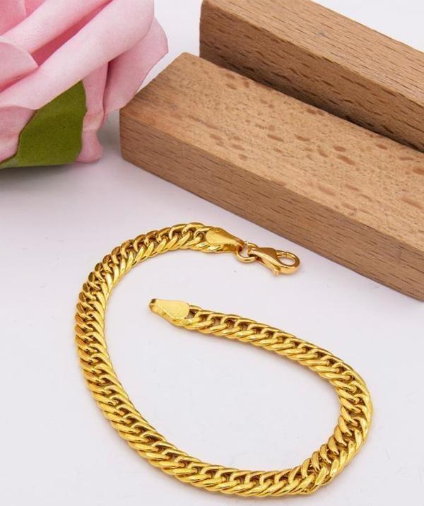 22 Ayar Altın Bileklik Kartiyer 6 MM En Kadın Bileklik LKBLK1043 - Image 1
