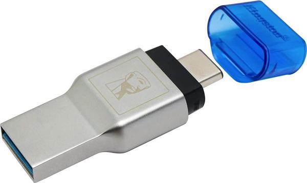 Kingston FCR-ML3C MobileLite DUO 3C USB3.1+Type C SD-Micro SD Kart Okuyucu - Image 1