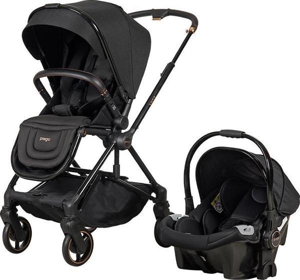 Prego Mios Premium Koldan Çift Yönlü Travel Sistem Bebek Arabası Siyah - Image 1
