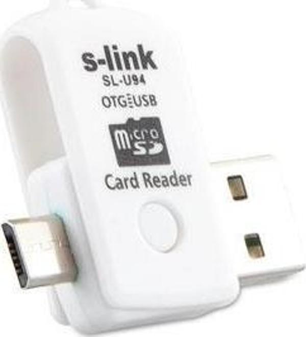 S-link SL-U94 Beyaz Usb To Mikro 5 Pin + Kart Okuyucu - Image 1