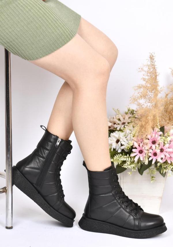 Step More Z412610 Kadın Postal Deri Bot  - Image 1