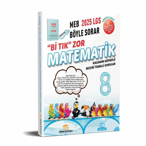 2025 LGS Bİ TIK ZOR MATEMATİK SORU BANKASI sinan kuzucu - Sinan Kuzucu Yayınları - Image 1