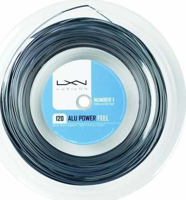 Wilson Luxilon Alu Power Feel 120 Siyah (200m) Reel Rulo WRZ990160 Tenis Kordajı  - Image 1