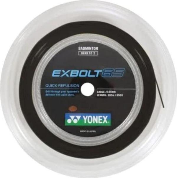 Yonex Exbolt 65 Badminton Kordajı 0.65mm 200 M Siyah - Image 1