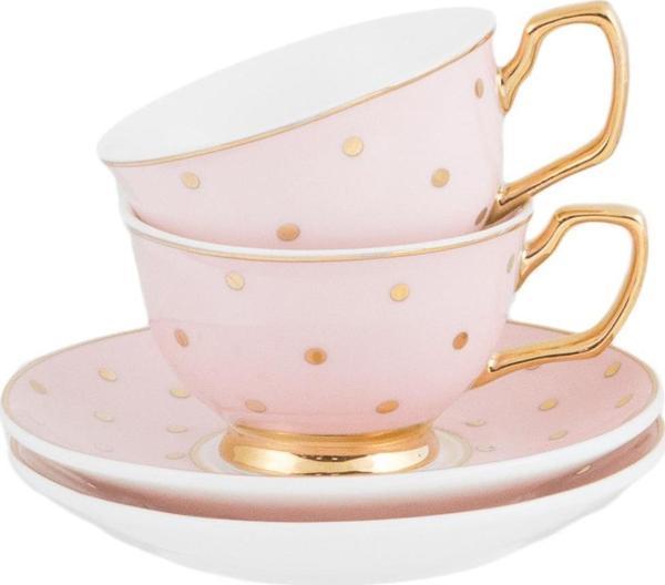 Cristina Re Polka Gold 2 li Kahve Fincanı - Image 1