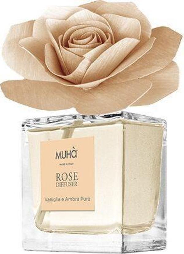 Muha Rosa Room Freshener Diffuser Vanilla and Pure Amber 100 ml - Image 1